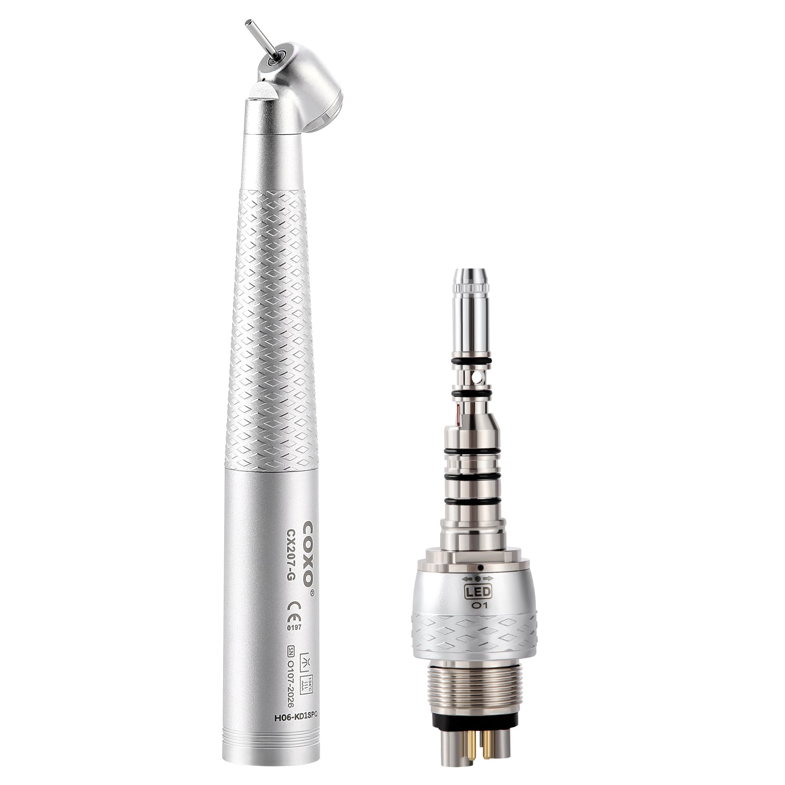 COXO Dental Standard 45 Degree High Speed Air Turbine Handpiece Fiber